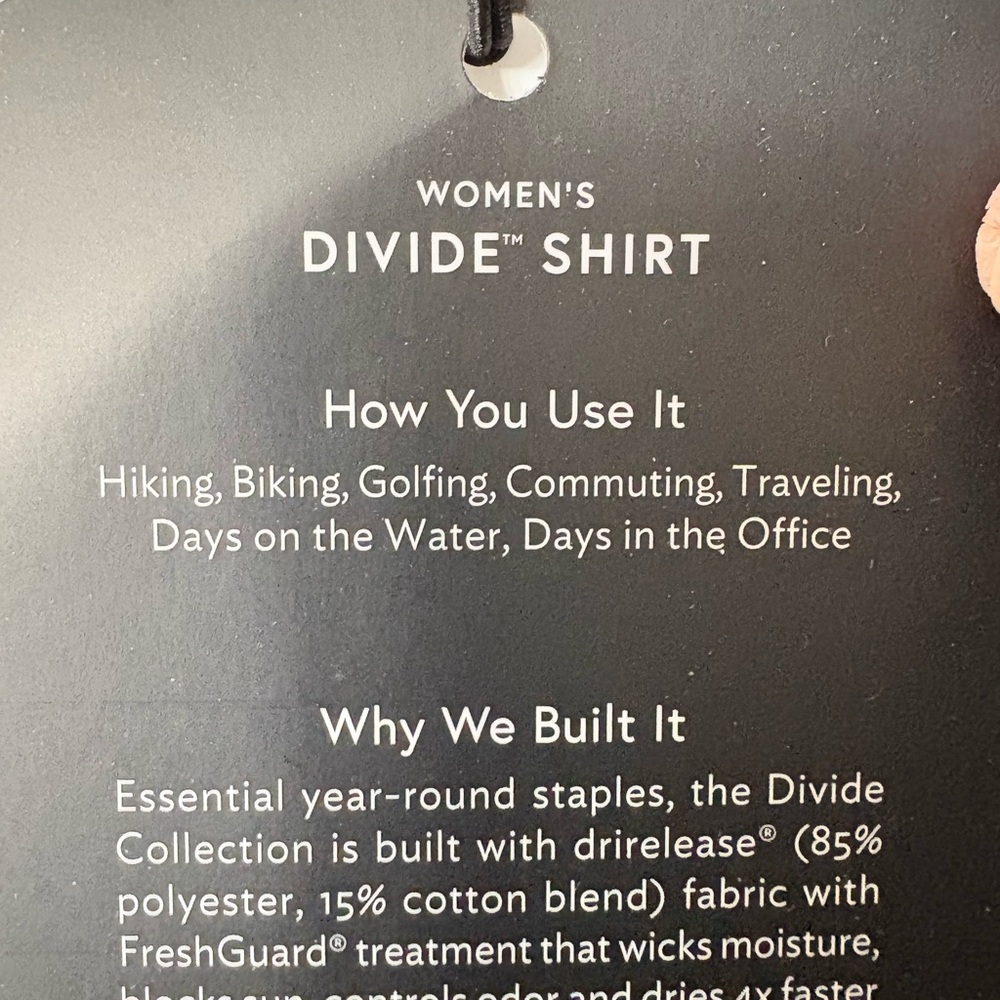 STIO women’s divide shirt. NWT - Picture 3 of 5